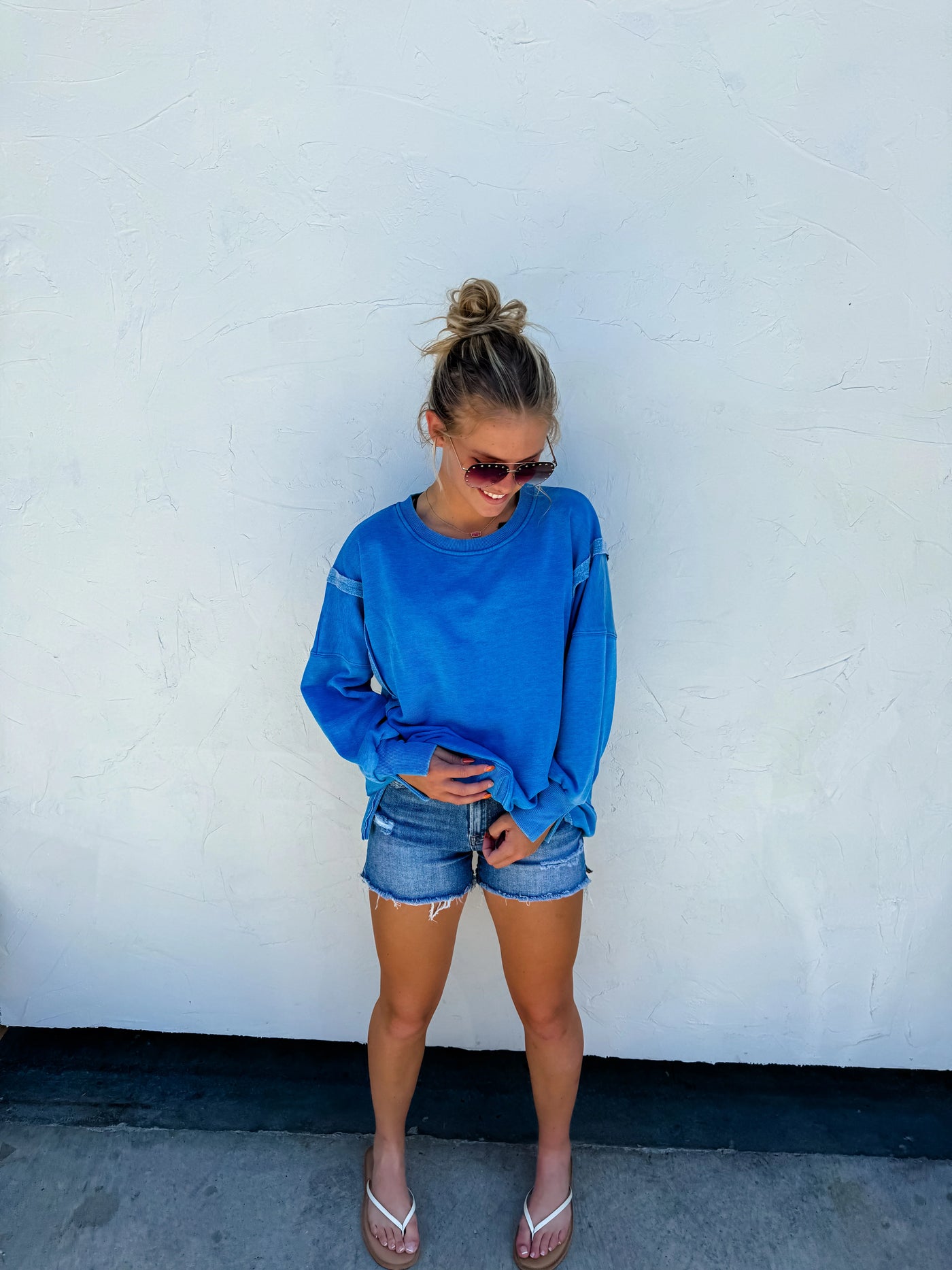 Summer Colors - Super Soft Classic Crew Pullover Sweatshirt from Blakeley