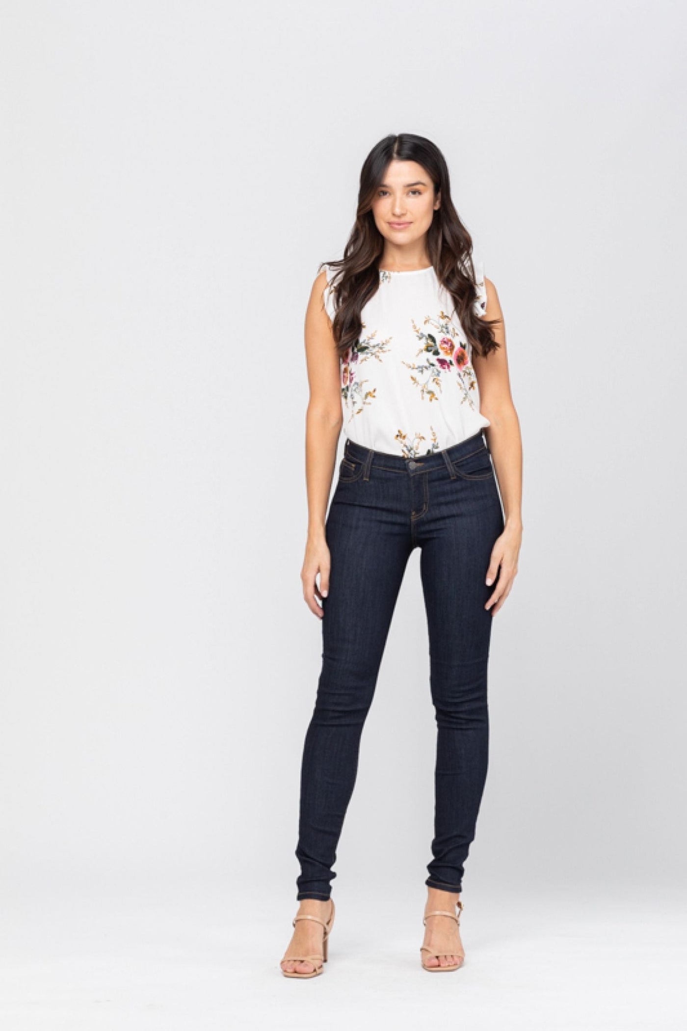 Judy Blue Dark Denim High Waist Stretch Skinny Jeans