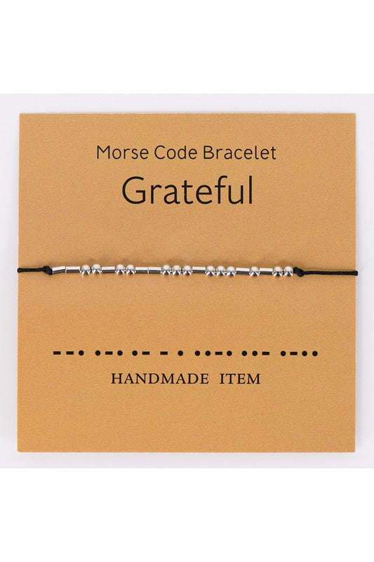 Morse Code Bracelets - Great Gift!