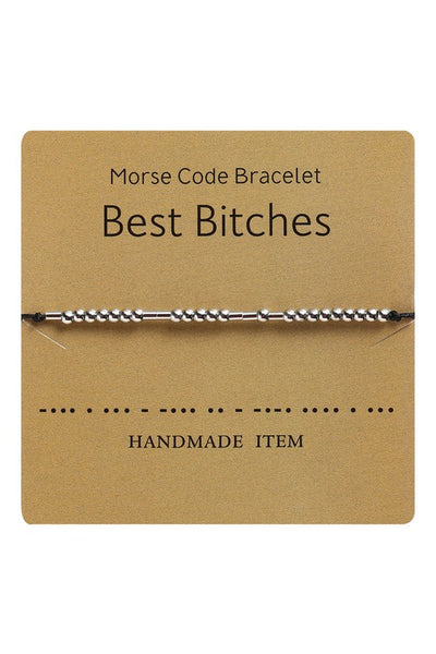 Morse Code Bracelets - Great Gift!