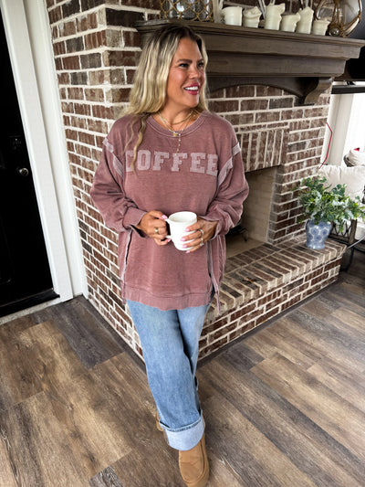 Coffee Lovers Not So Basic Sweatshirt - Blakeley