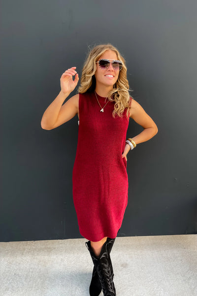 Blakeley Vanessa Sleeveless Sweater Dress