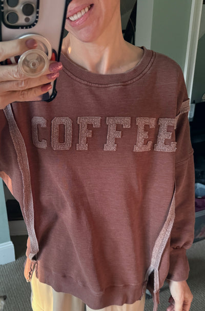 Coffee Lovers Not So Basic Sweatshirt - Blakeley