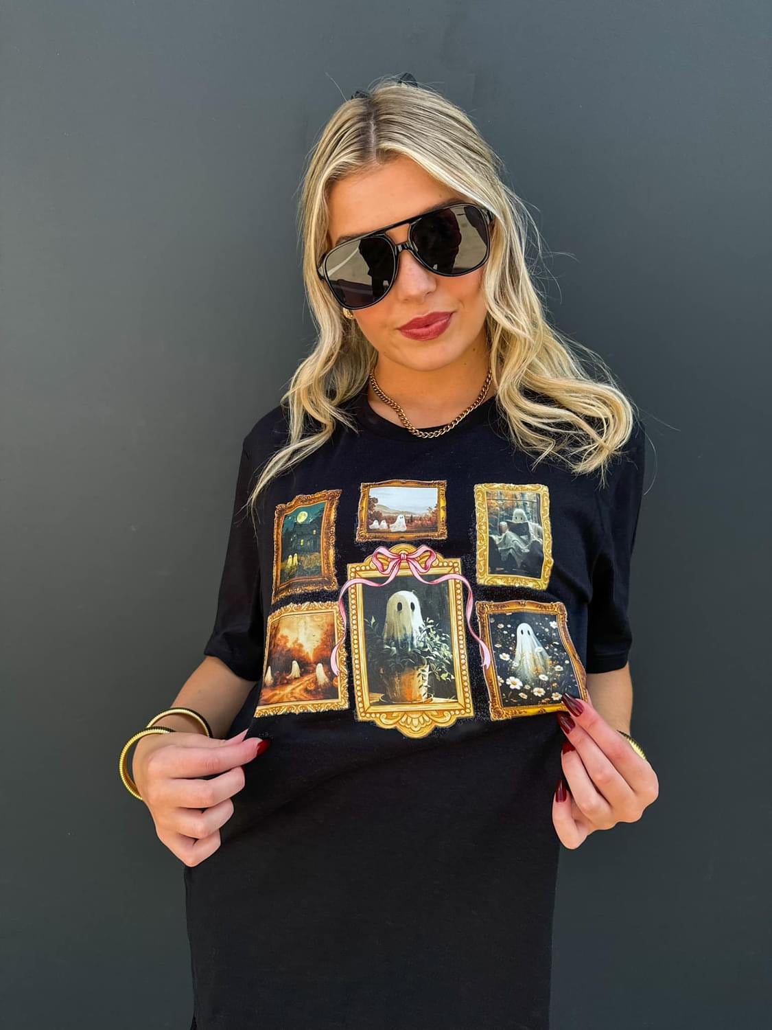 Framed Ghosts Graphic Tee by Blakeley