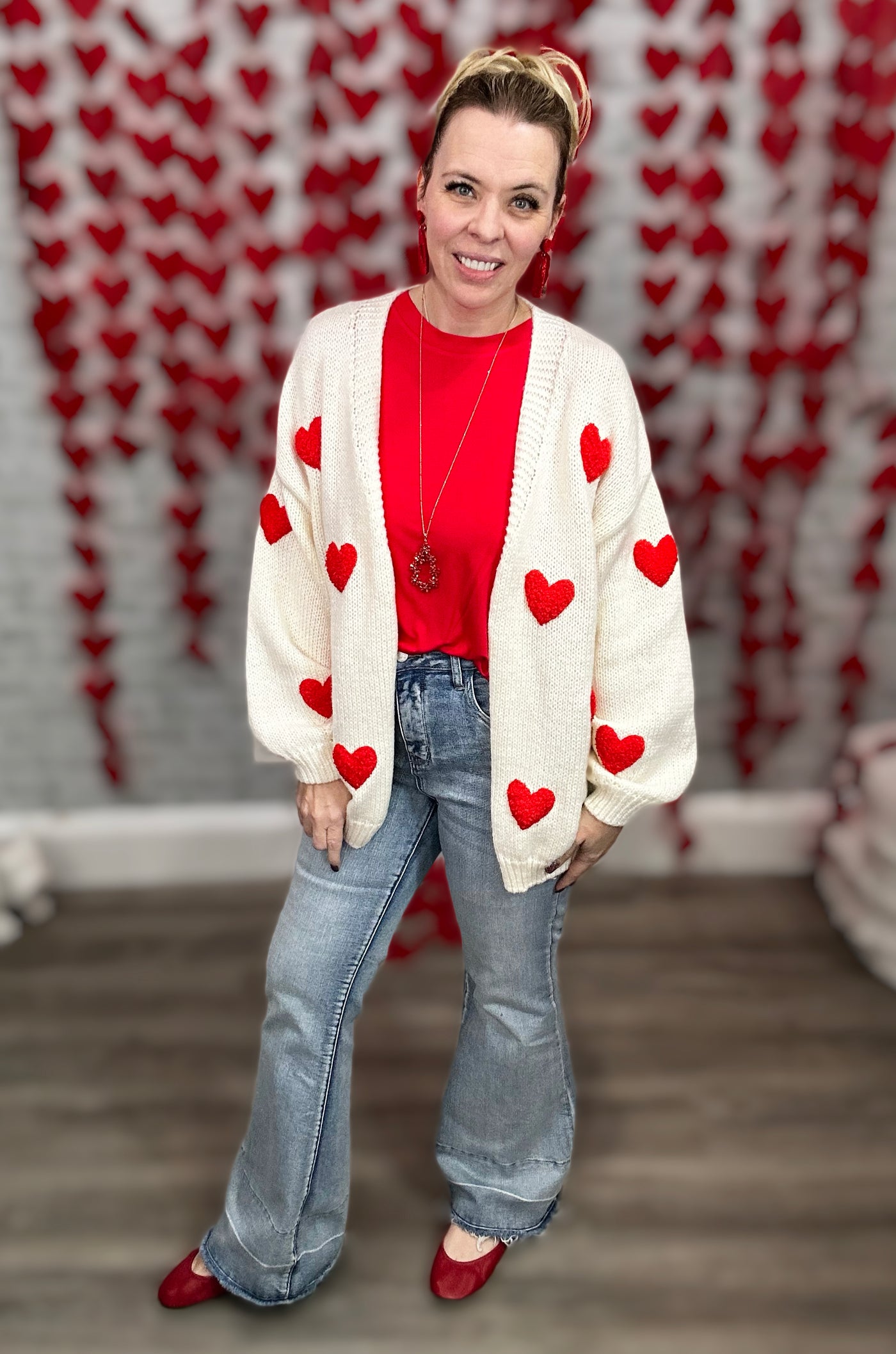 Oh, My Hearts Sweater Cardigan from Michelle Mae