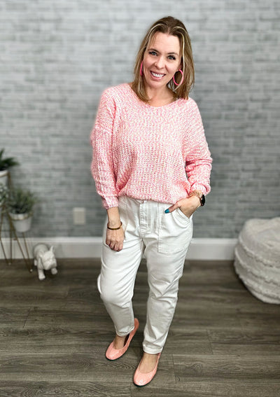 Pastel Pinks Spring Sweater - Andree by Unit