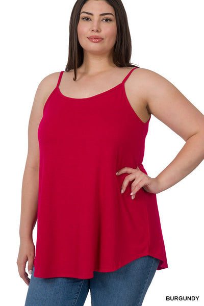 Many Colors - Reversible Spaghetti Strap Swing Cami Tank - Plus (Listing 3 of 3)