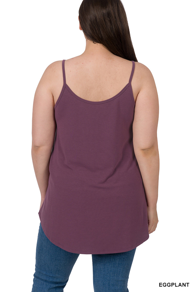 Many Colors - Reversible Spaghetti Strap Swing Cami Tank - Plus (Listing 3 of 3)