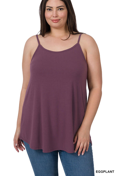 Many Colors - Reversible Spaghetti Strap Swing Cami Tank - Plus (Listing 3 of 3)