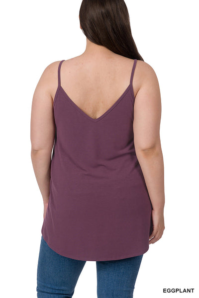 Many Colors - Reversible Spaghetti Strap Swing Cami Tank - Plus (Listing 3 of 3)