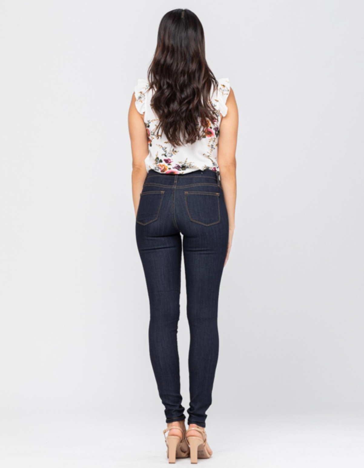 Judy Blue Dark Denim High Waist Stretch Skinny Jeans