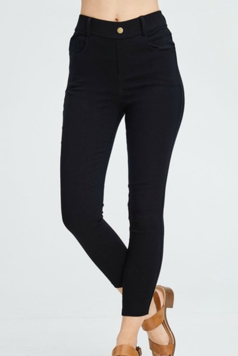 2 Colors - Lara Stretch Twill 5-pocket Jeggings Pants