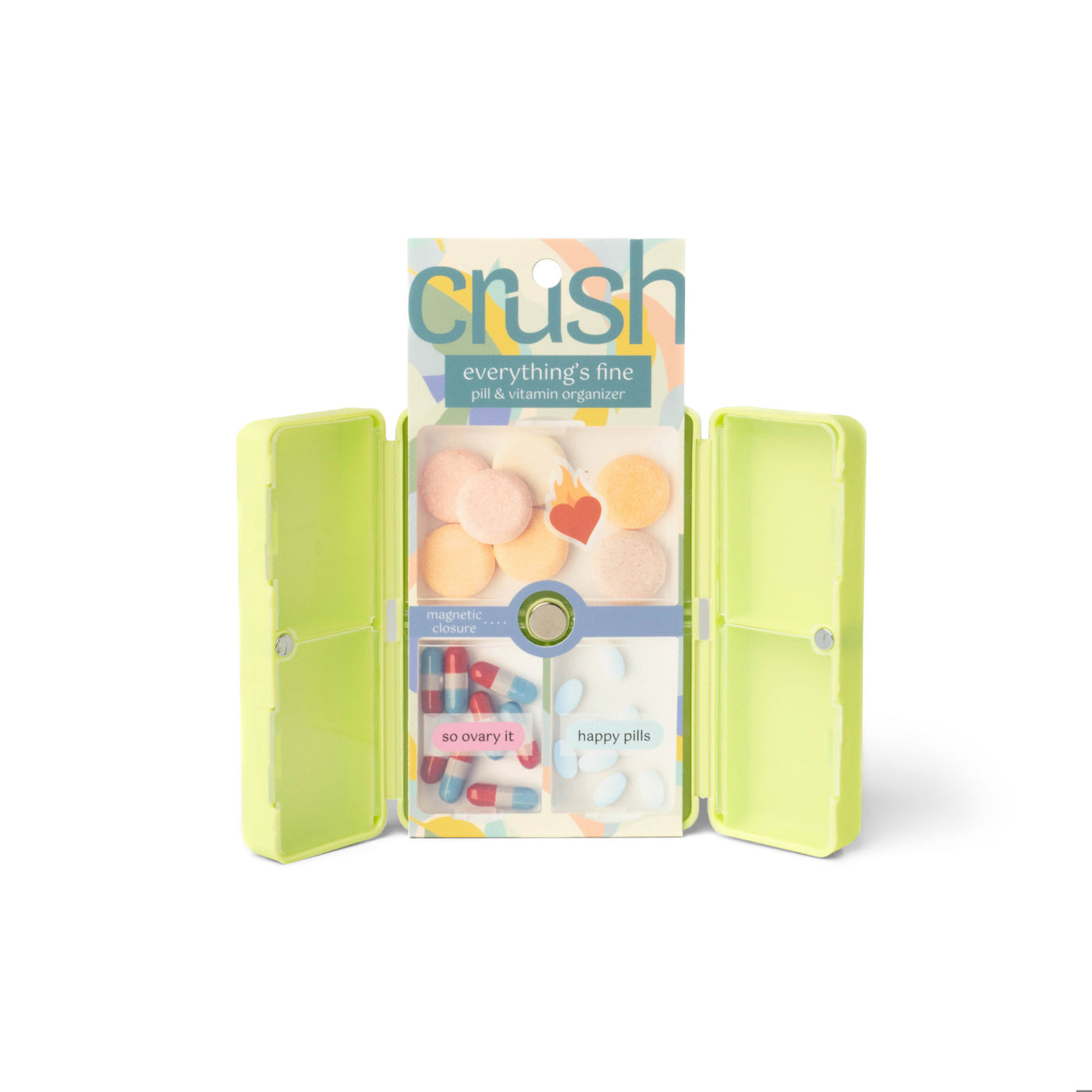 Crush "Everything is Fine" Pill & Vitamin Case