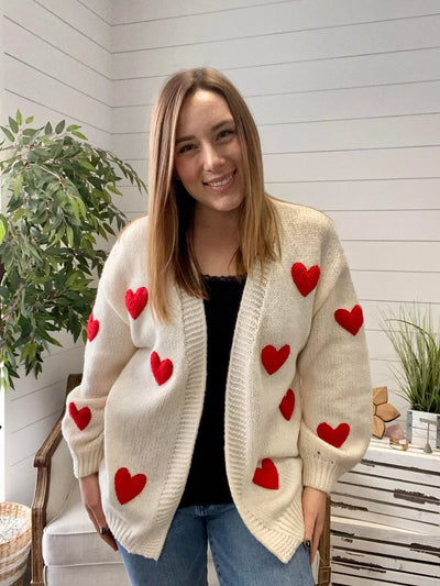 Oh, My Hearts Sweater Cardigan from Michelle Mae