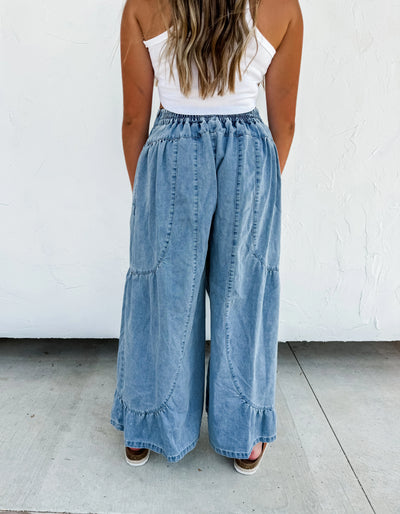 Libby Palazzo Pants Jeans by Blakeley