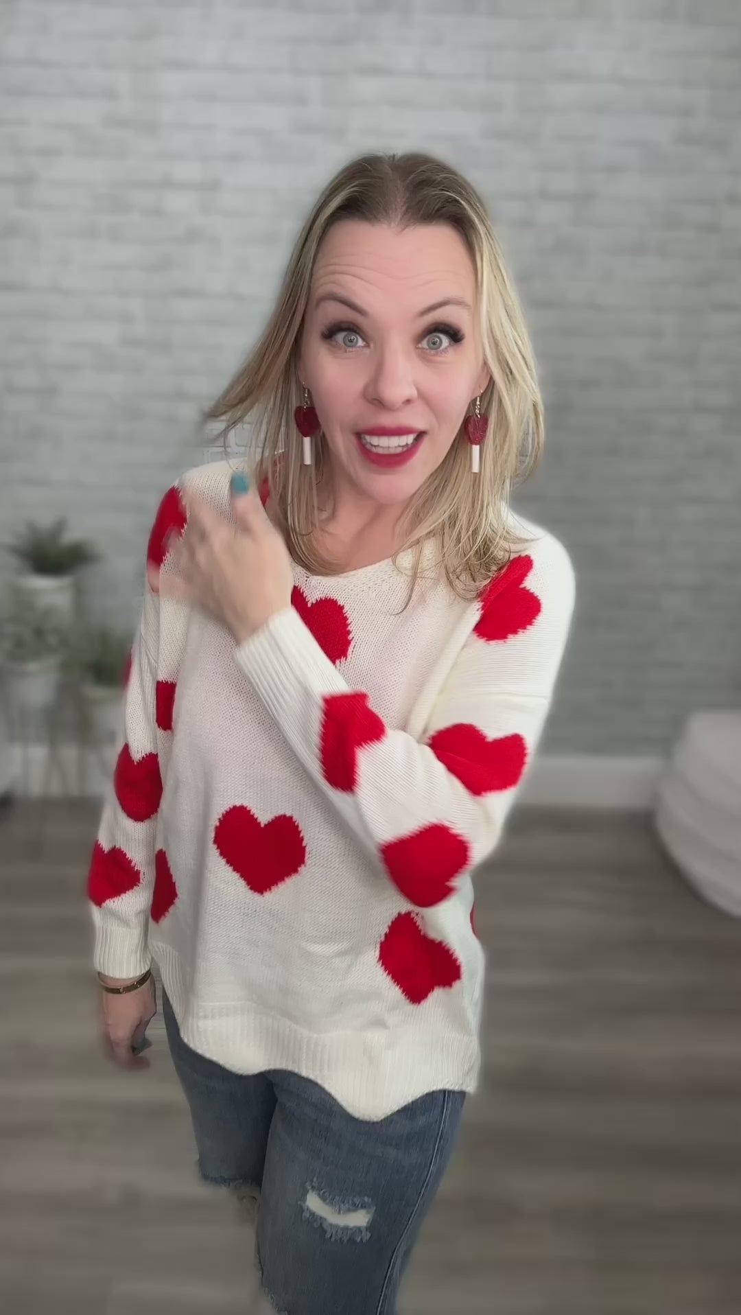 I Heart You Ivory & Red Sweater {And the Why}