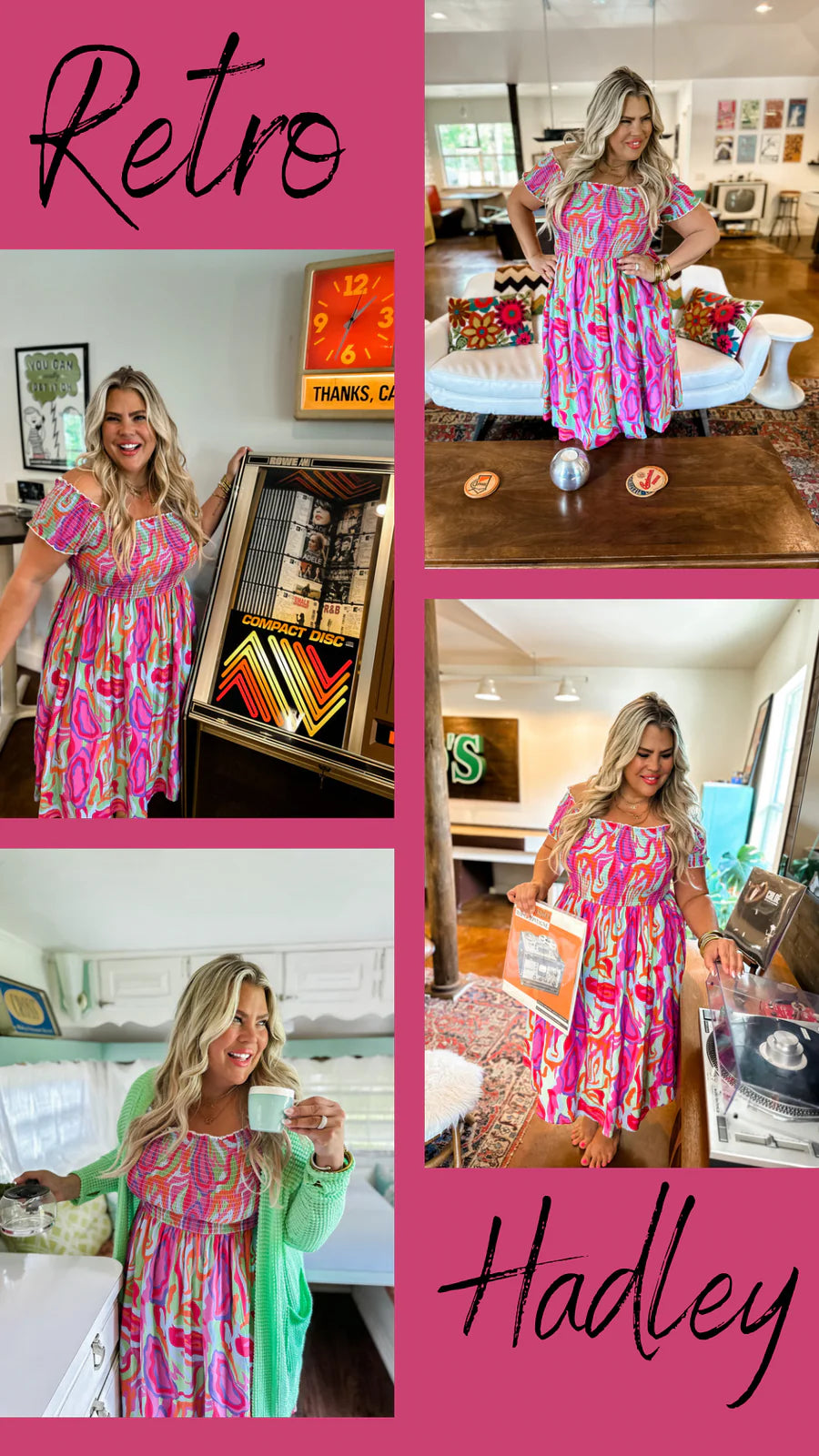 Blakeley Smocked Hadley Dresses in Fun Prints