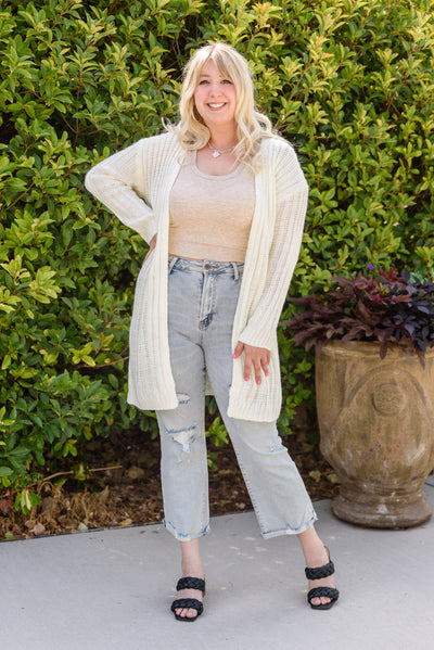 Country Club Ivory Knit Cardigan - Andree by Unit