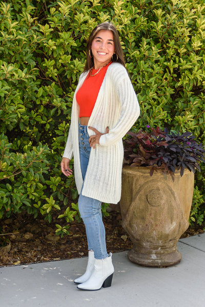 Country Club Ivory Knit Cardigan - Andree by Unit