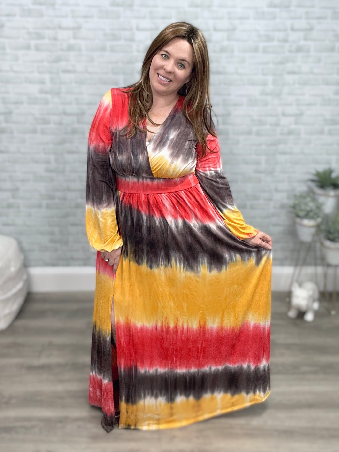 Gather Around Maxi Dress