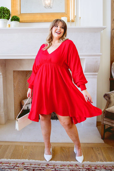 Red Hot Twirl & Spin Dress