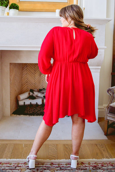 Red Hot Twirl & Spin Dress