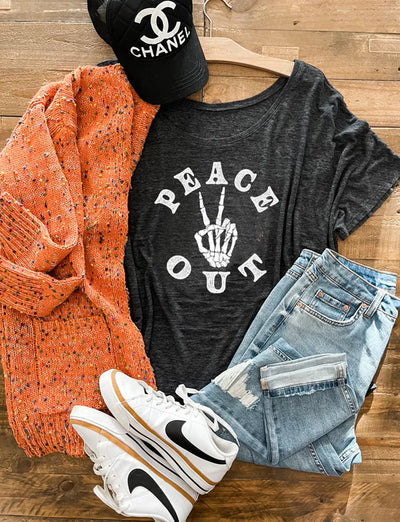 "Peace Out" by Blakeley - Graphic Tee