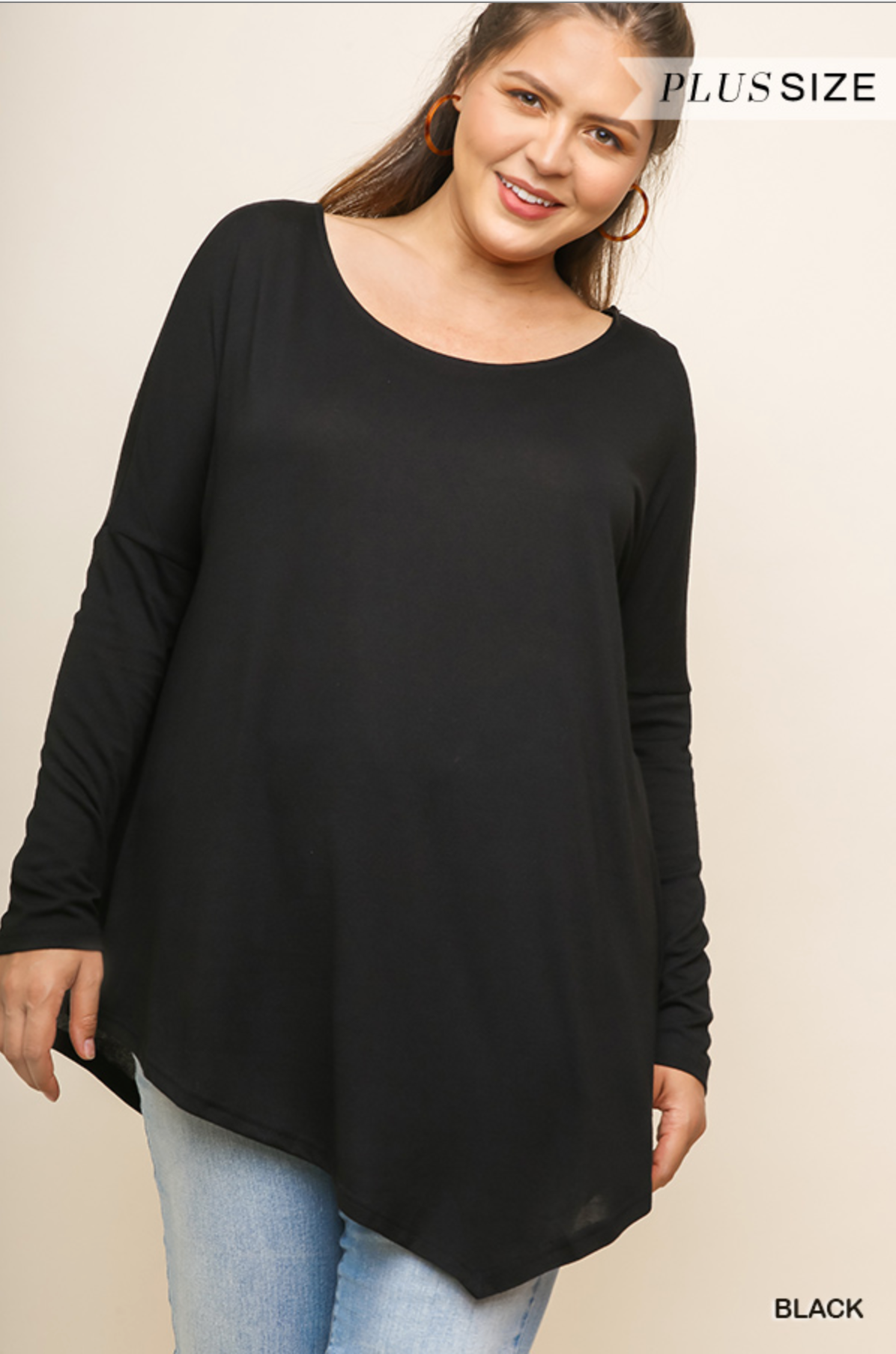 Must Have Asymmetrical Long Sleeve Tunic Top {Umgee}