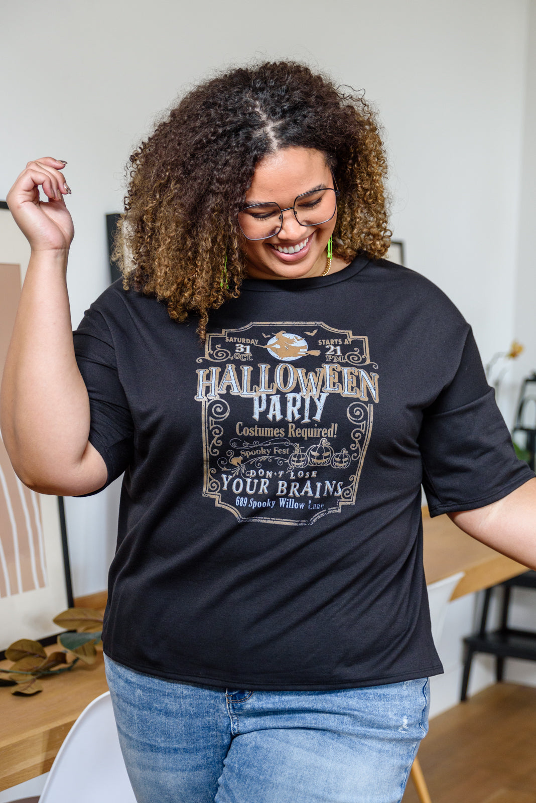 Spooky Fest Graphic Tee Shirt - Halloween Party