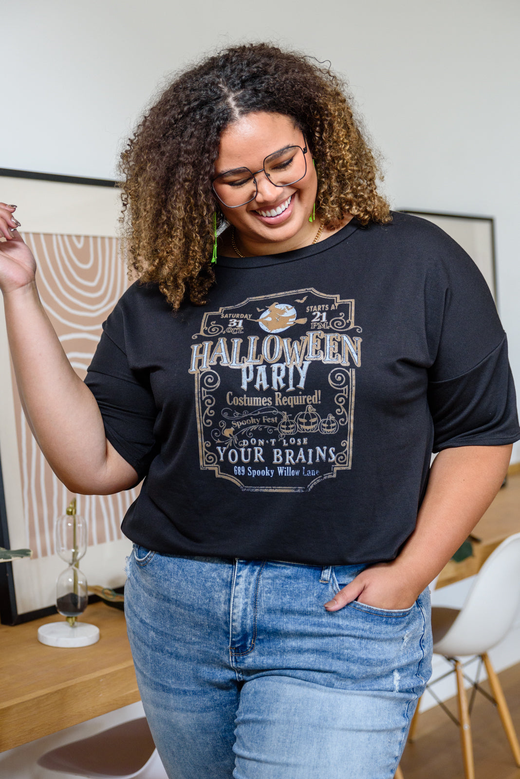 Spooky Fest Graphic Tee Shirt - Halloween Party