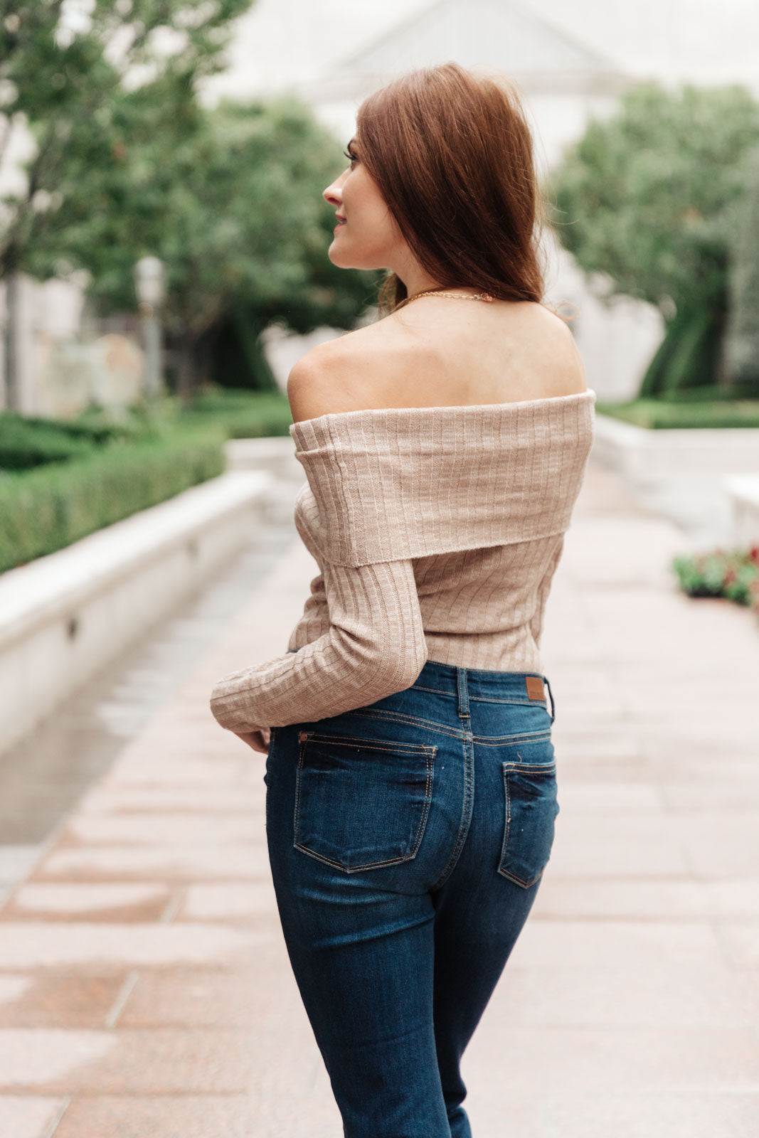 Sweater Weather Off the Shoulder Bodysuit