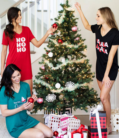 Hello Mello Holiday Sleep or Lounge Shirts / PJs - 4 Fun Options